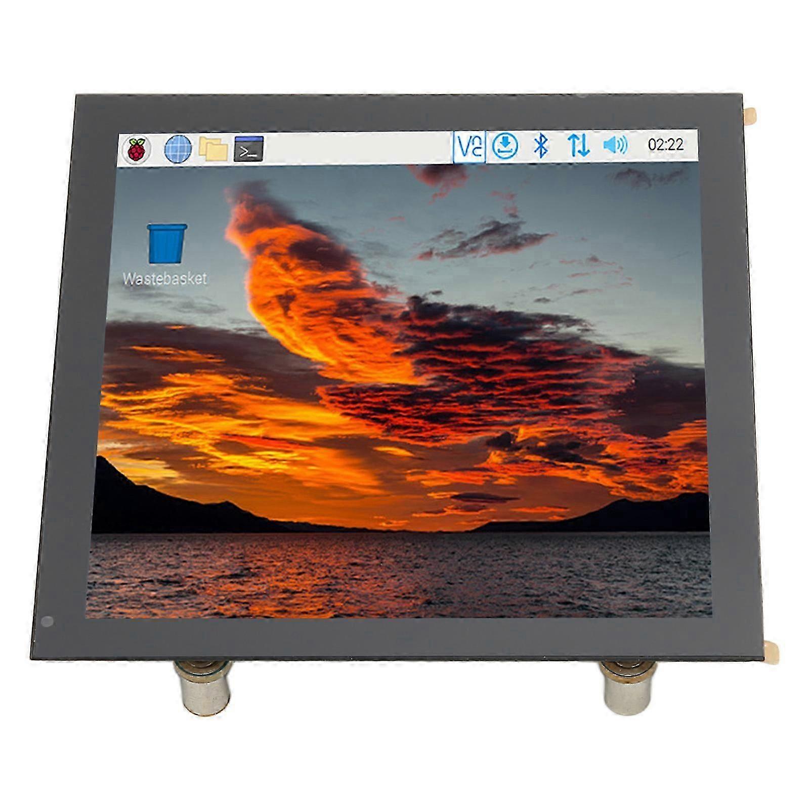 Capacitive Touch Screen 5 Touch Points 4 Inch Hd Multimedia Interface 720x720 High Hardness For Raspi Touch Screen