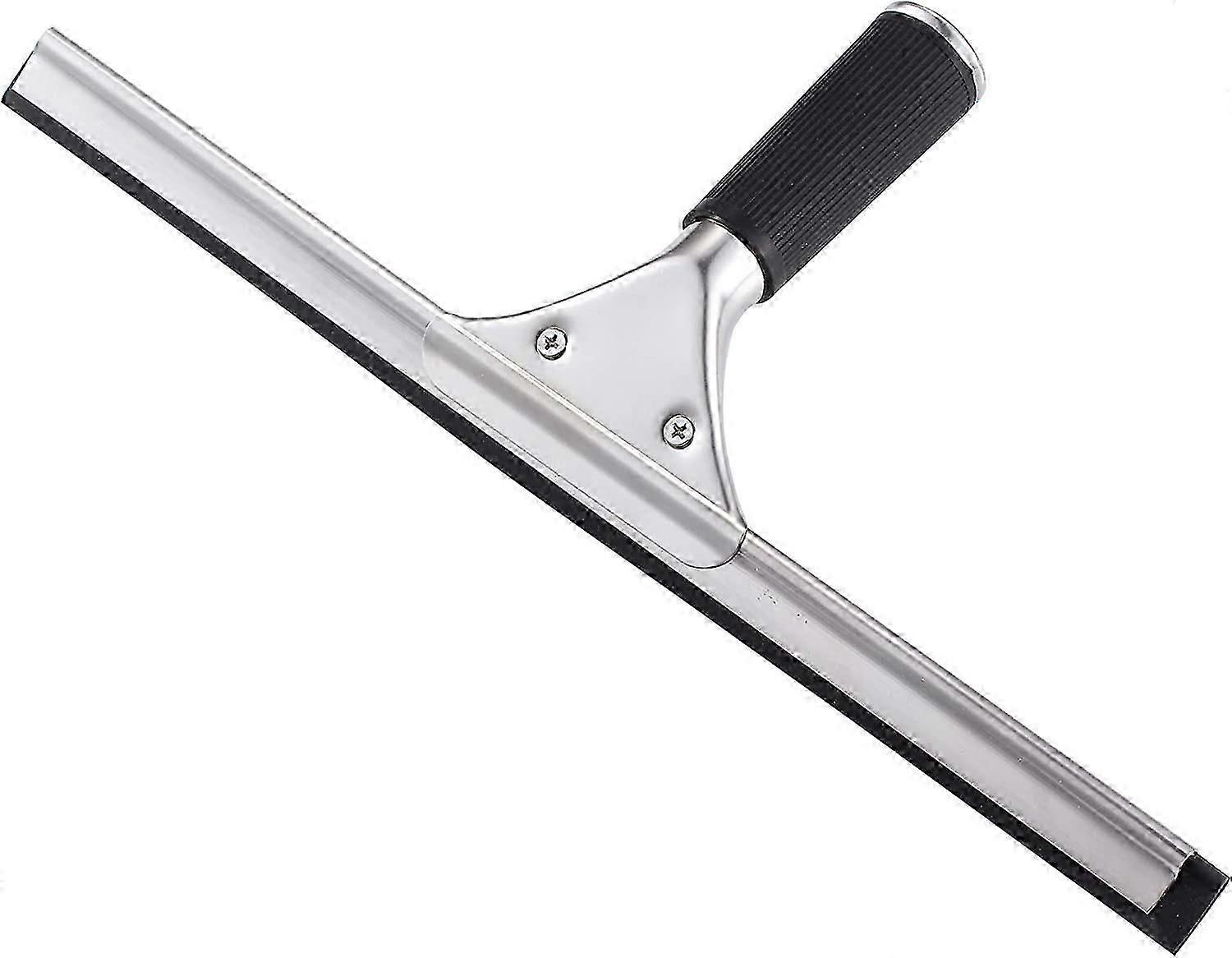 Shower Window Squeegee Stainless Household Water Cleaning Wiper,35cm.