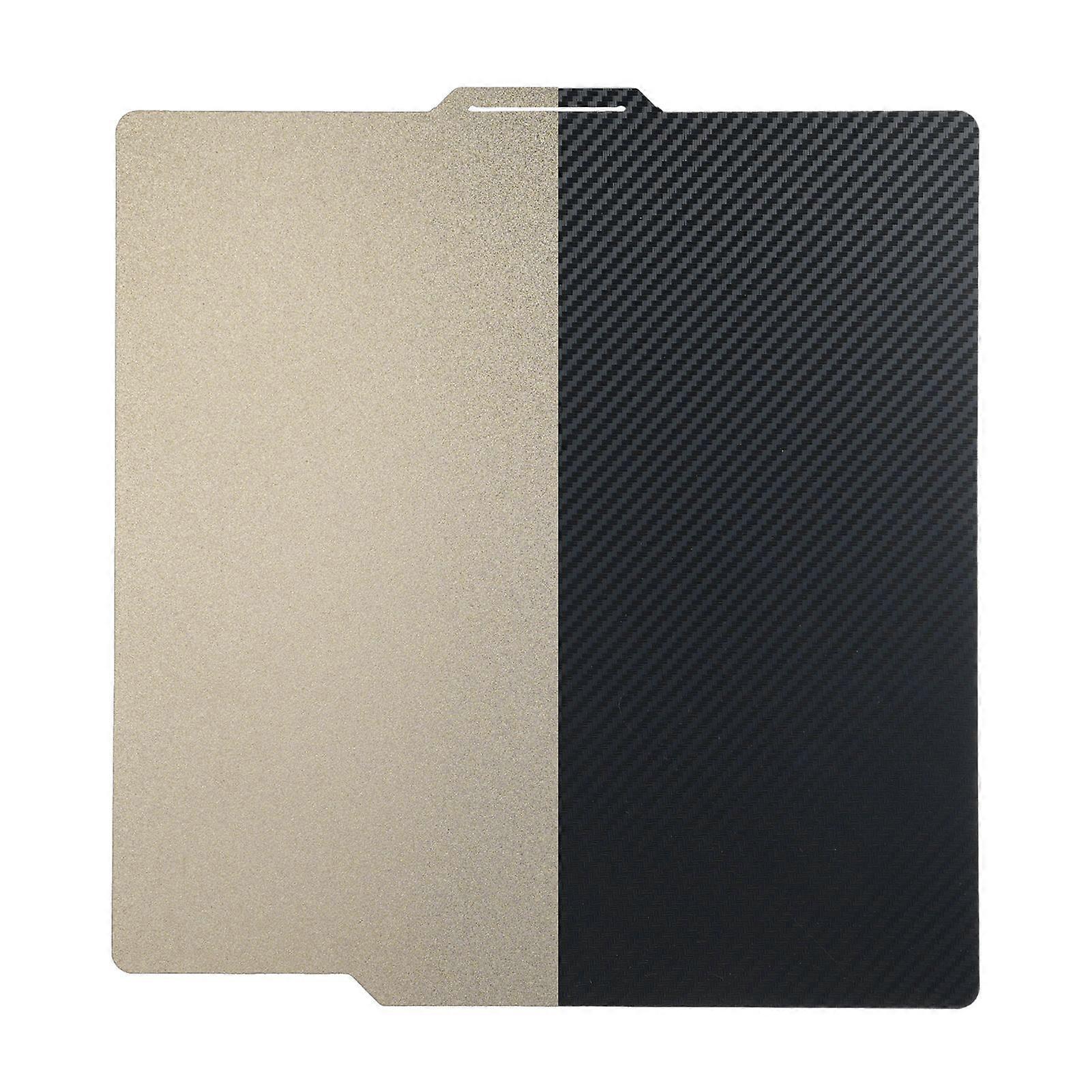 PEI Build Plate 3D Print Bed Double Side Textured PEI Surface+Smooth Carbon Fiber PET Magnetic Spring Steel Flexible Platform Removable Build Surface