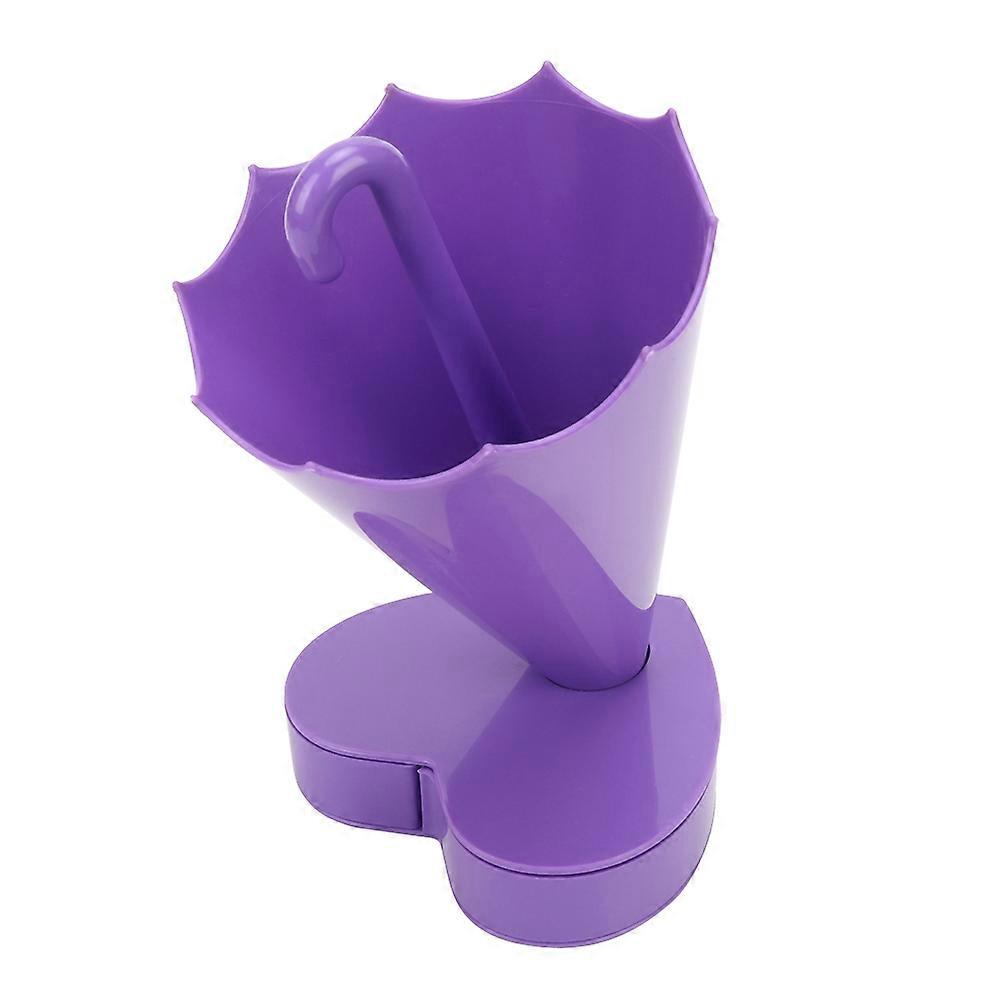 Umbrella Pencil Storage Box for Paintbrushes, Desktop Organizer, Durable Plastic, Stylish Design, Multi-Compartment
