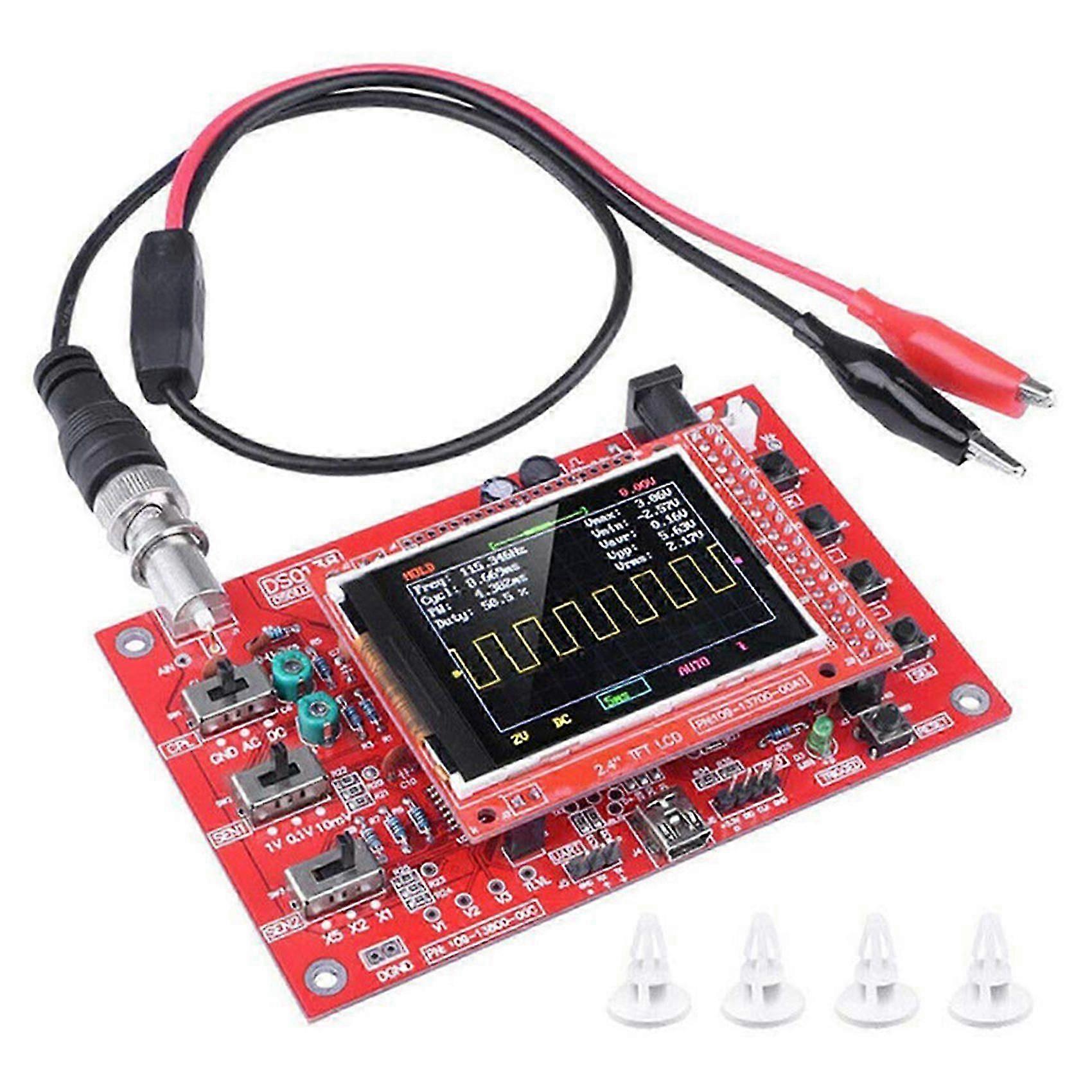 Oscilloscope Digital Tft With Probe Alligator Test Clip For Arm Detection Development Board Assembled