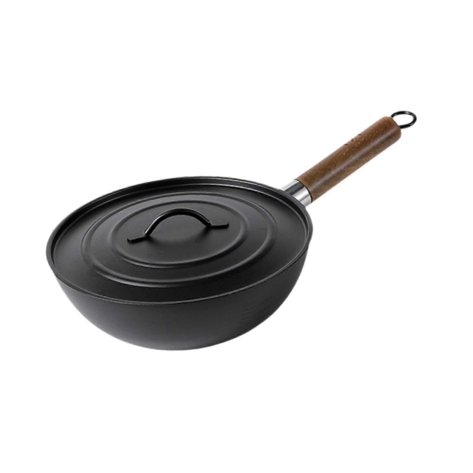 Wokpanne Matlaging Hjem Induksjonskomfyr Gasspannene Gryter Matlaging Wok Nonstick Wok