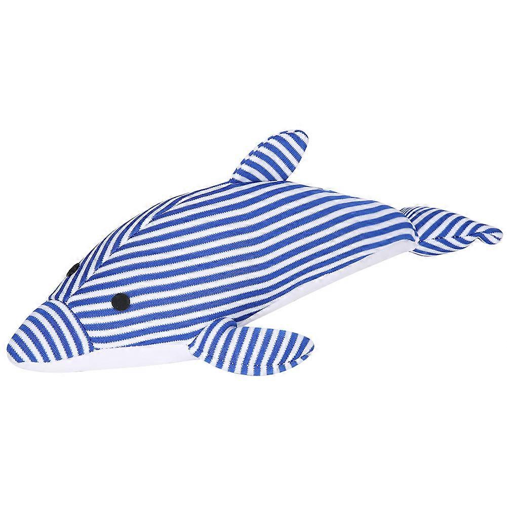 Cartoon Animal Dolphin Sound Toy for Dogs and Cats - Chew Toy for Teeth Cleaning and Interactive Play, Durable Rubber