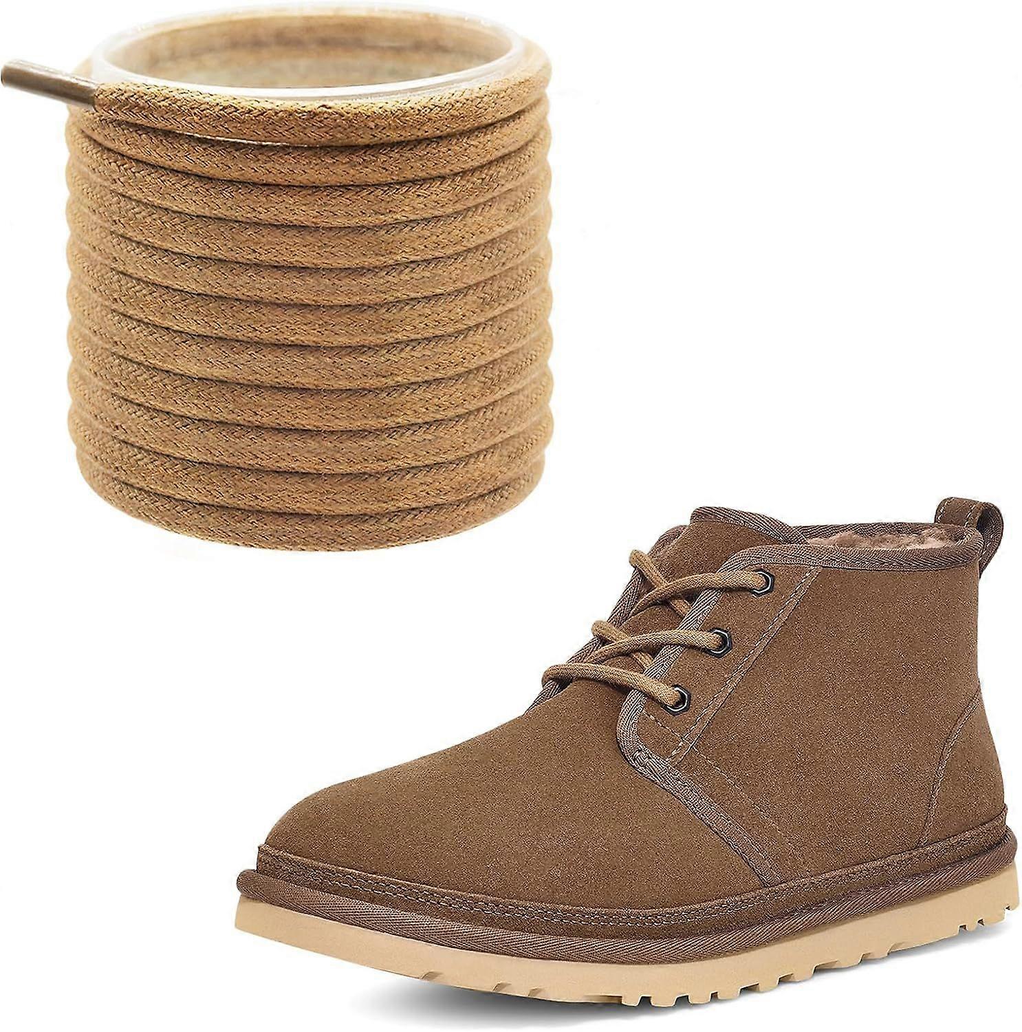 Woskowane sznurowadła do butów UGG, okrągłe bawełniane sznurowadła 3/16 "(4,5 mm)