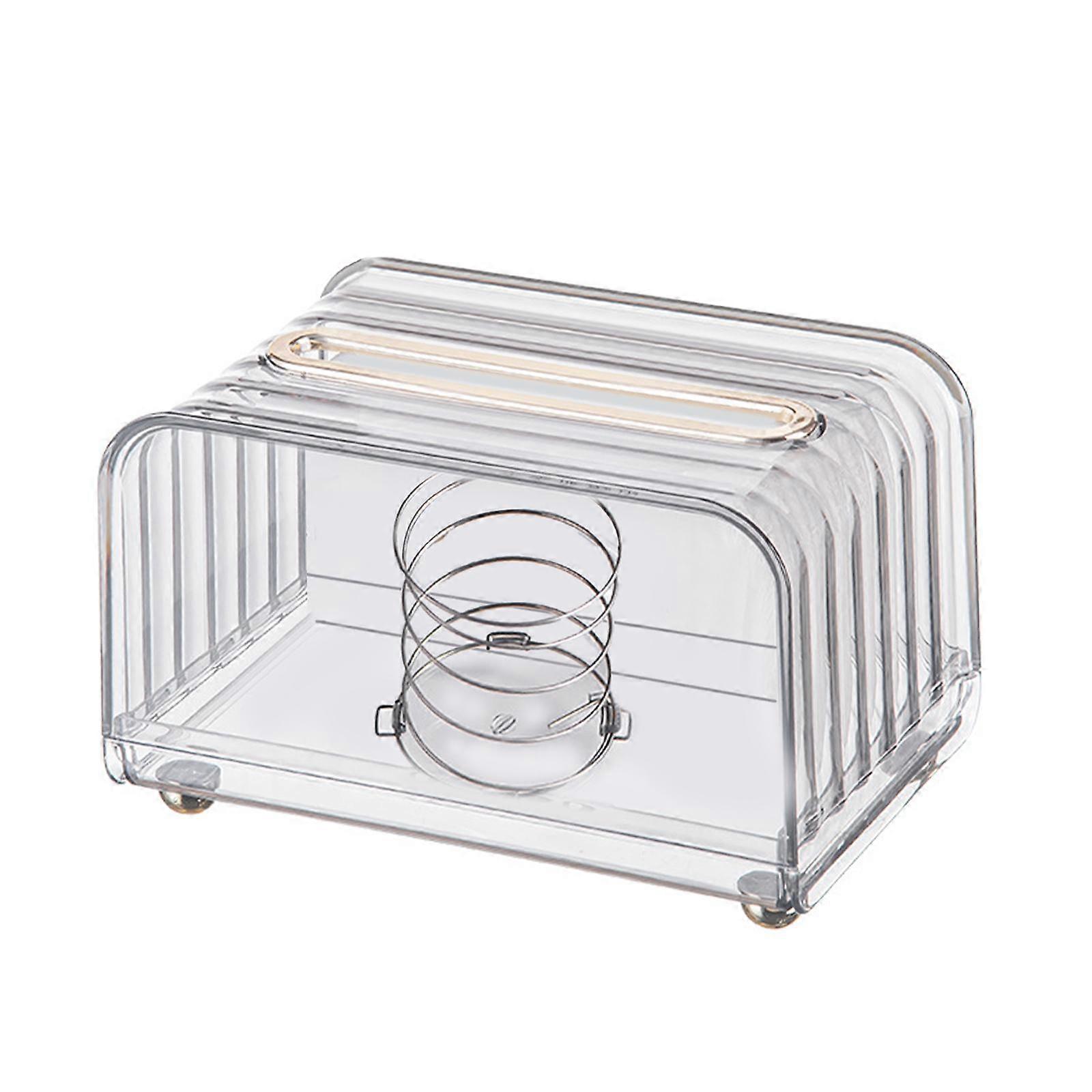 منضدية المناديل مربع المناديل حامل مع زخرفة سيارة الربيع الزخرفية