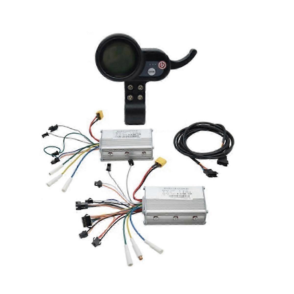 Electric Scooter Dual Drive Controller Compatible with JP 48V 52V 60V 25A 50A Brushless Controller A
