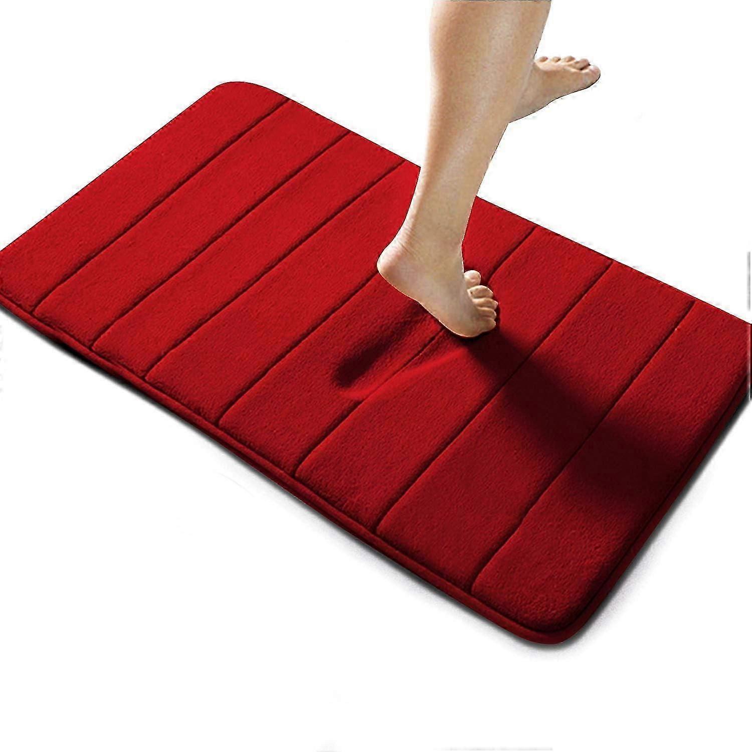 Memory Foam Bath Mat Non Slip Absorbent Bathroom Rug Carpet