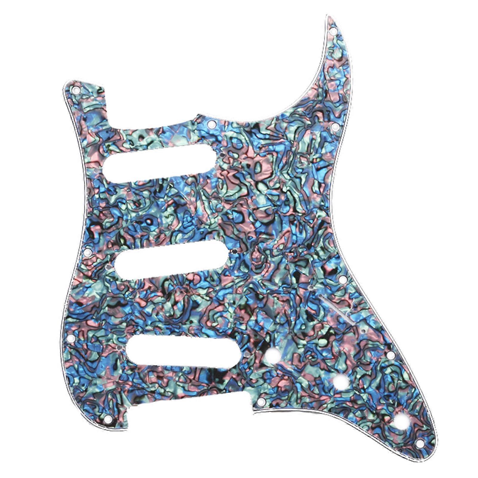 Multi-color Electric Guitar Pickguard Scratch Plate St-Scratch Plate for USA/Mexico Guitar Fd Guitar Part abalone shell
