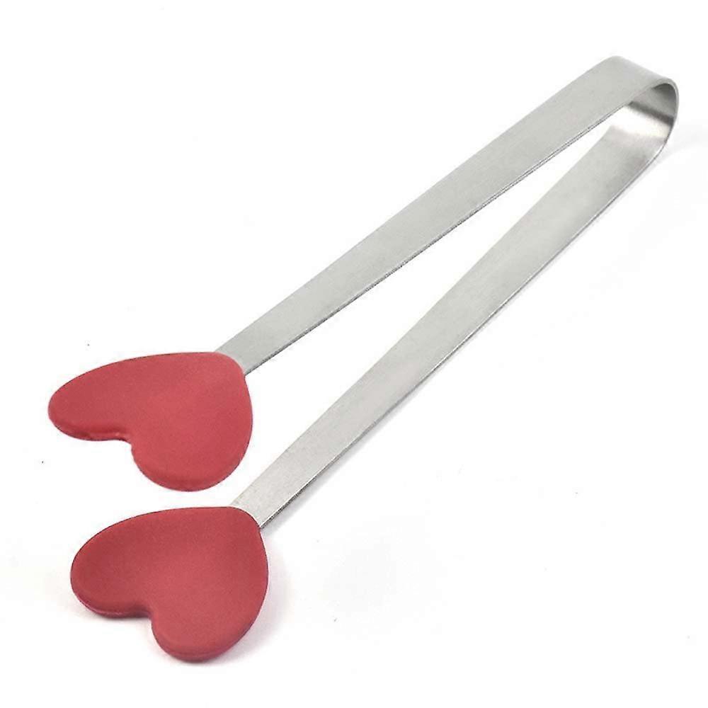 Pair of Silicone Mini Tongs for Serving and BBQ Mini Size