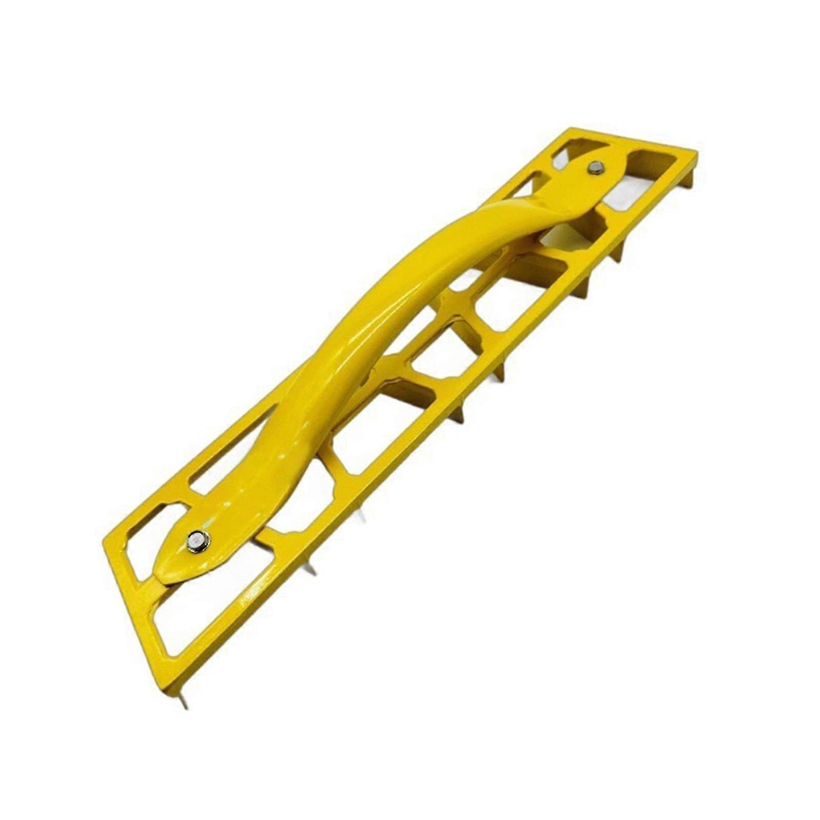 Plaster Trowel Finishing Trowel Yellow for Bricklayer Scraping Tile Flooring