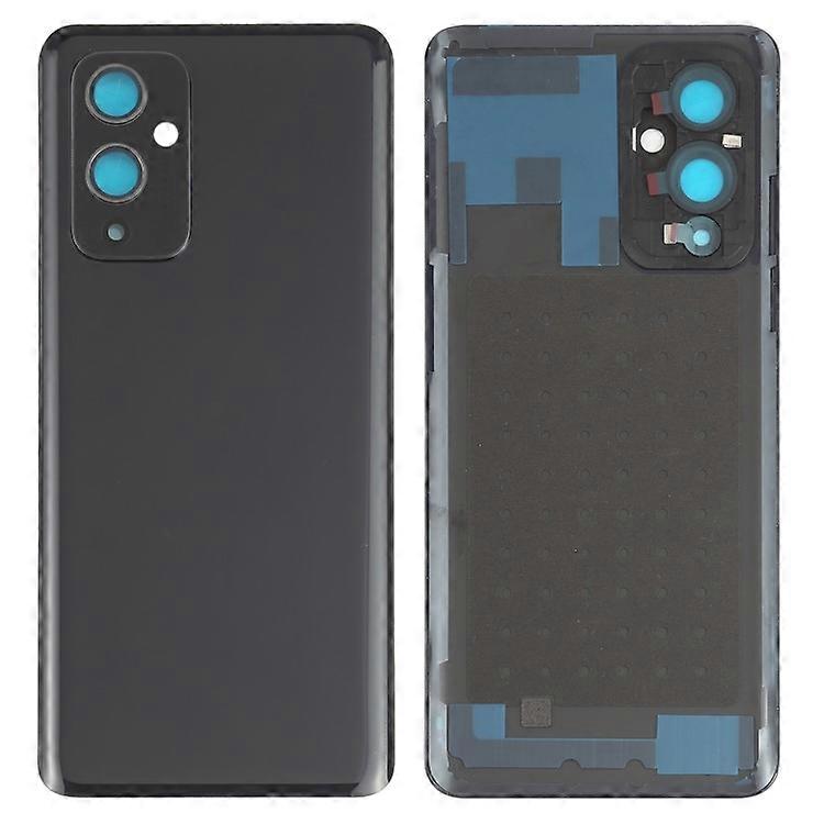 Compatible pour OnePlus 9 (version UE / US) Boîtier de batterie OEM avec autocollant adhésif + couvercle d’objectif de l’appareil photo