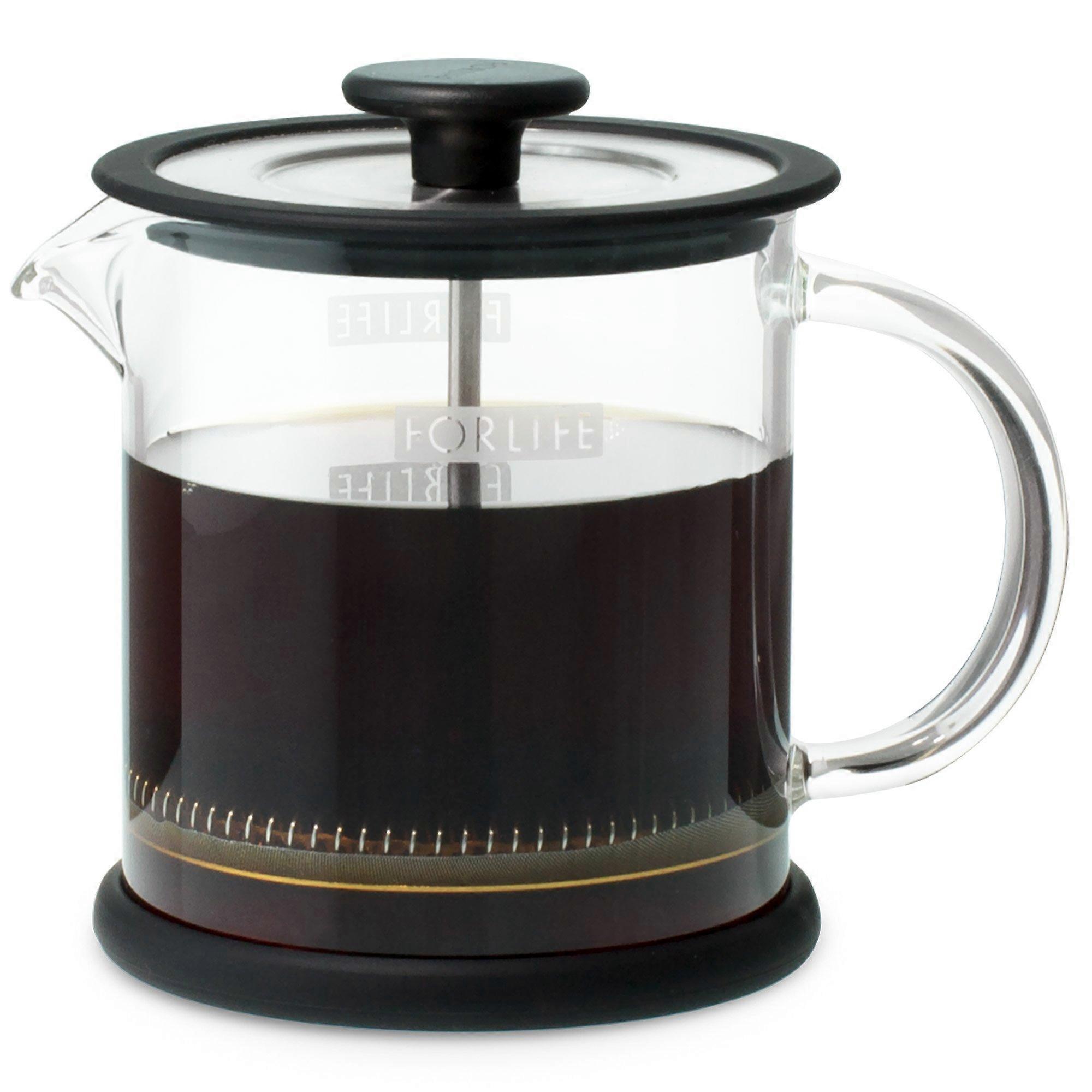 Cafe Style Glass Coffee/Tea Black Press 16-Ounce