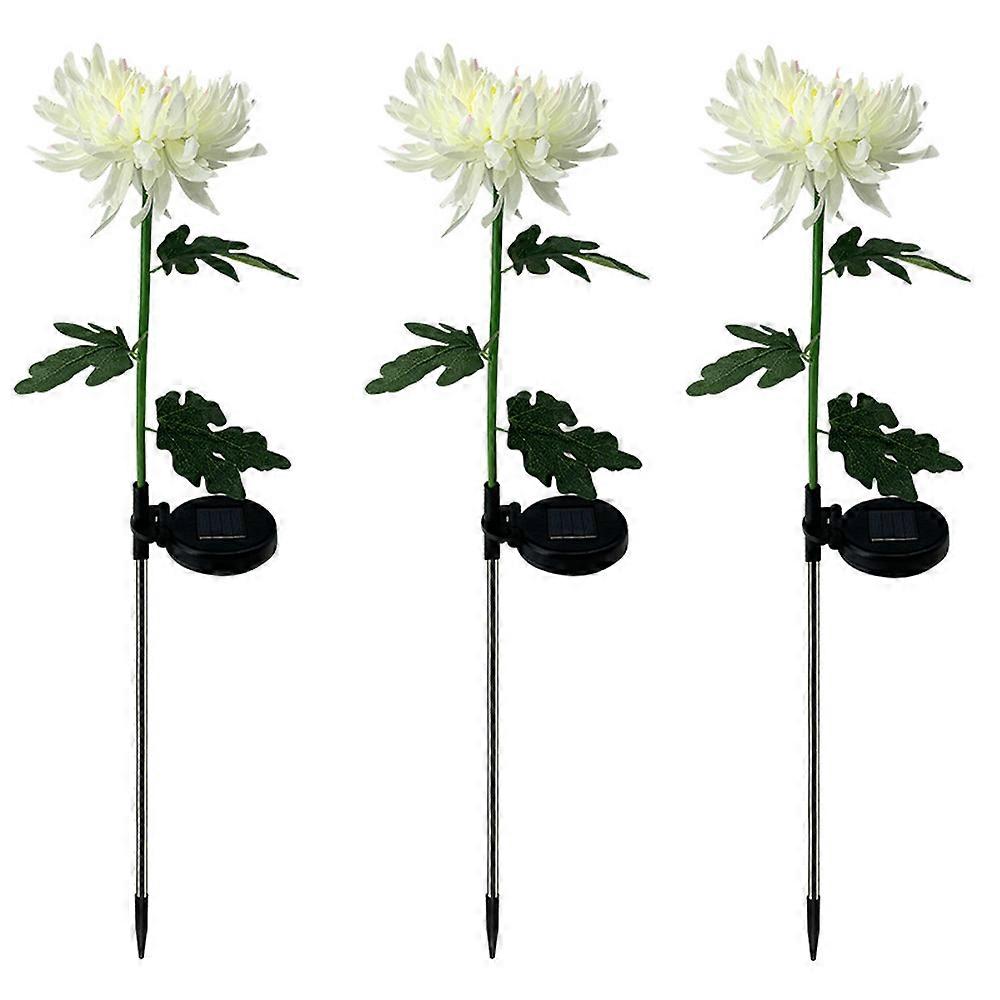 Chrysanthemum Lights, Artificial Flower Lights, Solar Panel