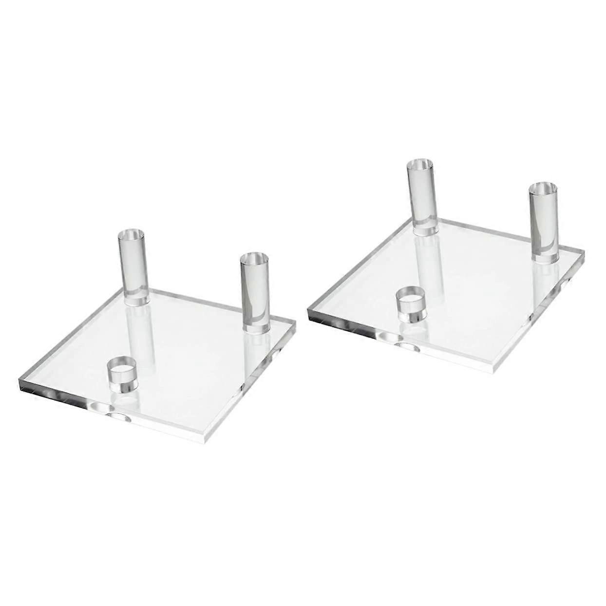 2 pcs Sturdy Crystal Display Stand for Minerals and Gems in Box Size