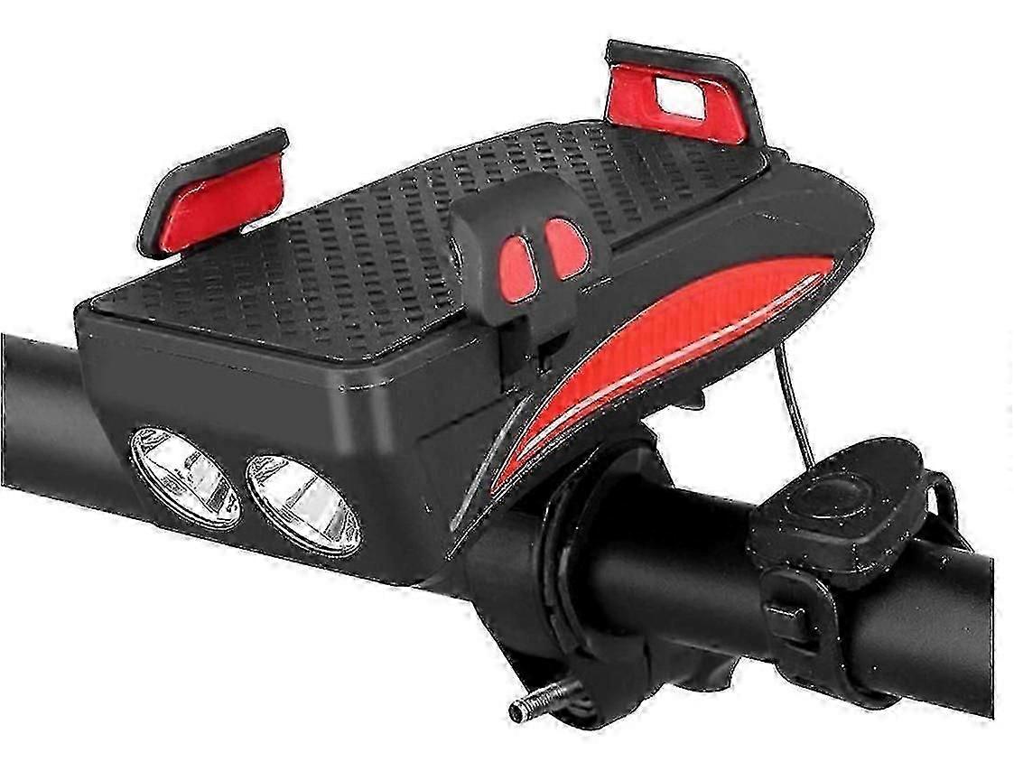 -in- Ycle Mobile Ph Bracket Riding Horn Ycle Mobile Ph H Charging Fixed Bracket(red)