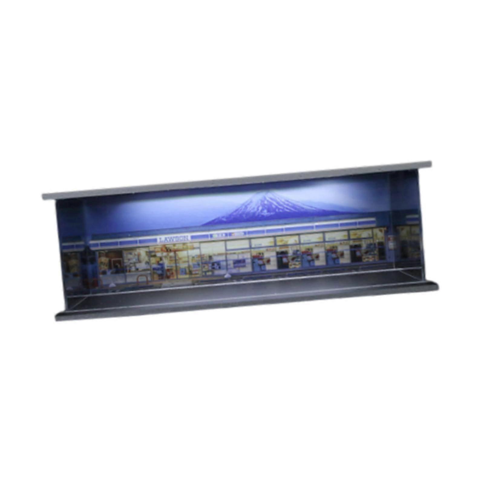 1/64 Scale Diecast Model Car Display Case Garage Display Case for Collectors Style C