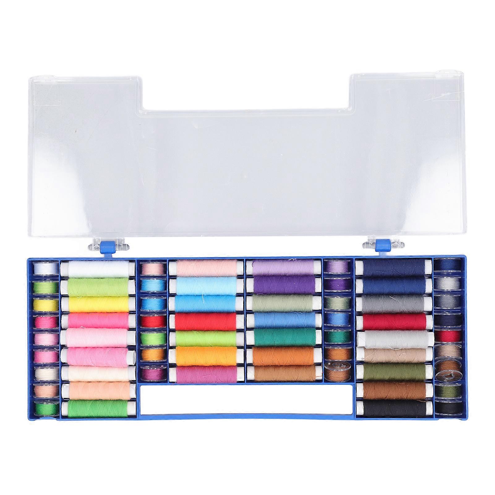 4Pcs Sewing Thread Polyester Thread 4 Colors 1000 Yards Bobbins Sewing Threads Kit for Sewing Machine Hand Stitching