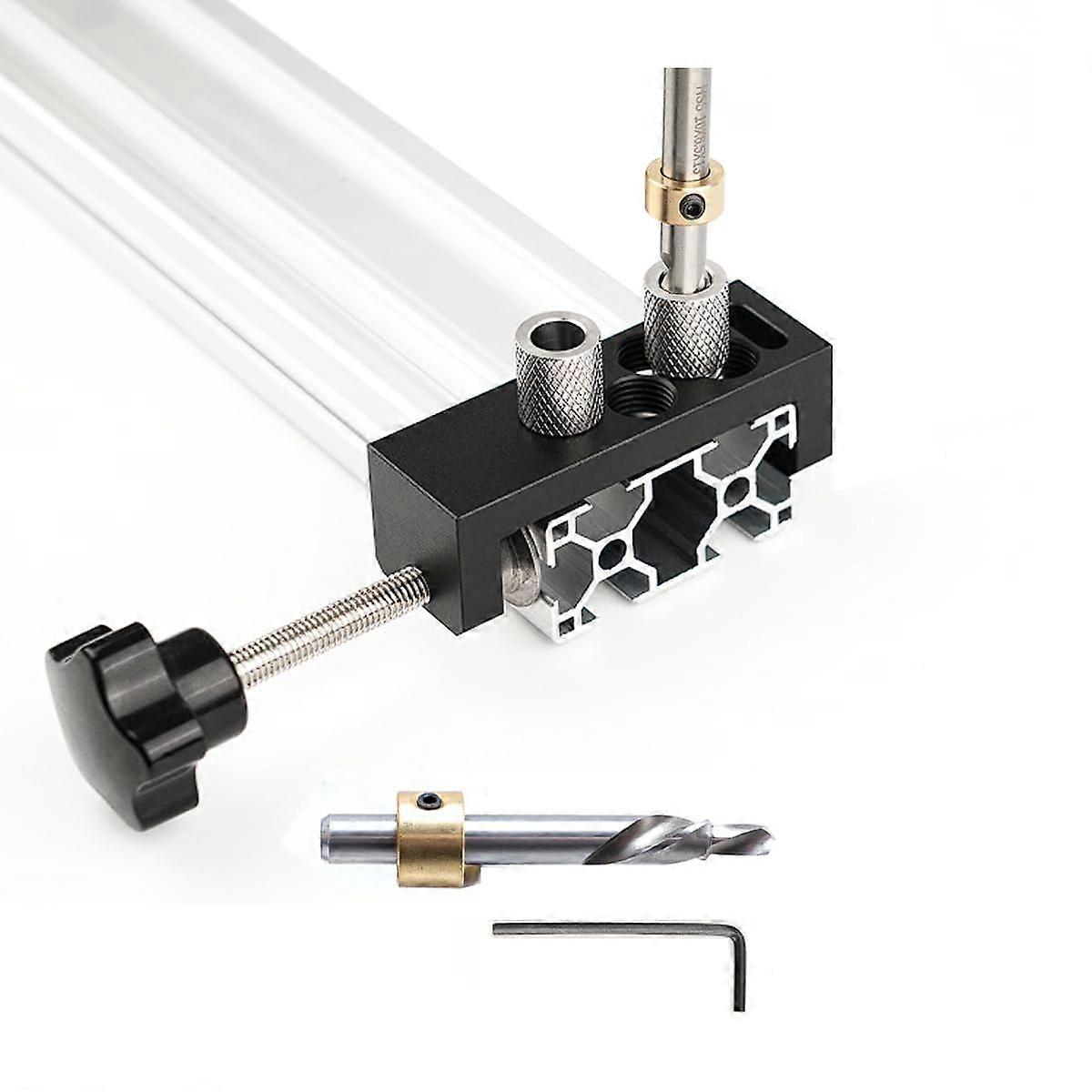 Aluminum Profile Drill Guide Access Hole Drill Jig,Hardware Jig Aluminum Profile Drilling Jig