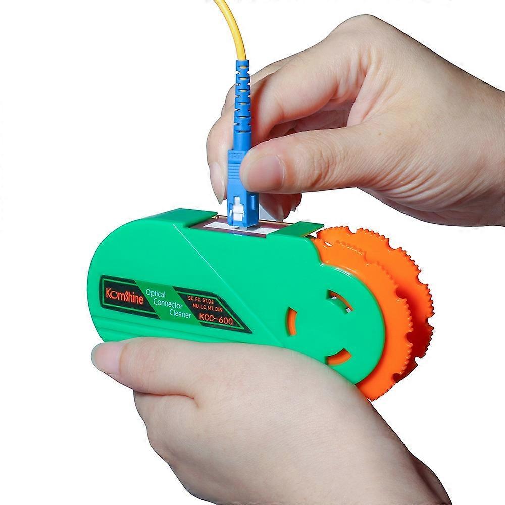 Komshine Handheld Cassette Optical Fiber Connector Cleaning Cartridge With Core Fiber Connector Box