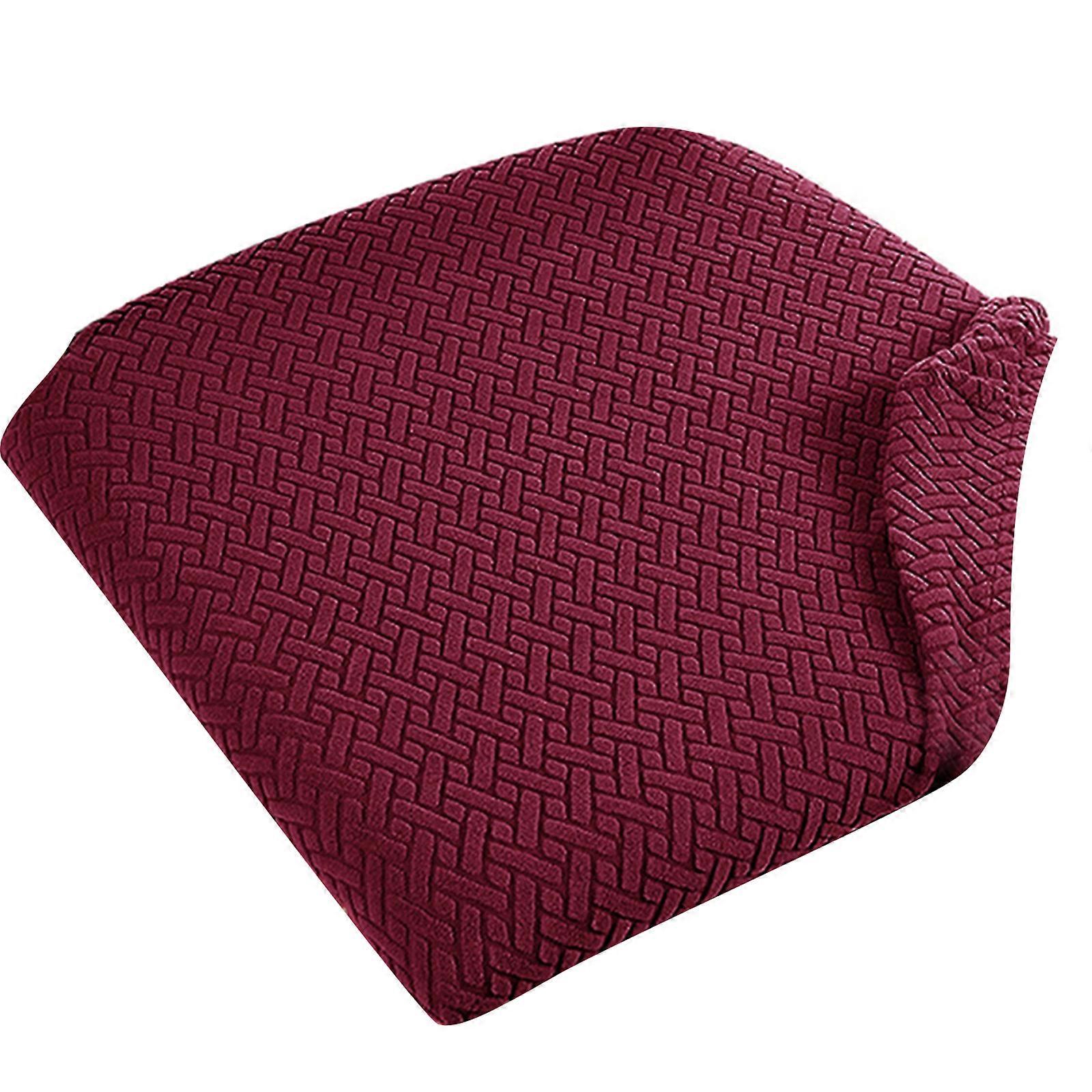 Elastic Stool Cover Seat Protector For Homemakers Renters And Decoration Enthusiasts Easy to Change Wine red