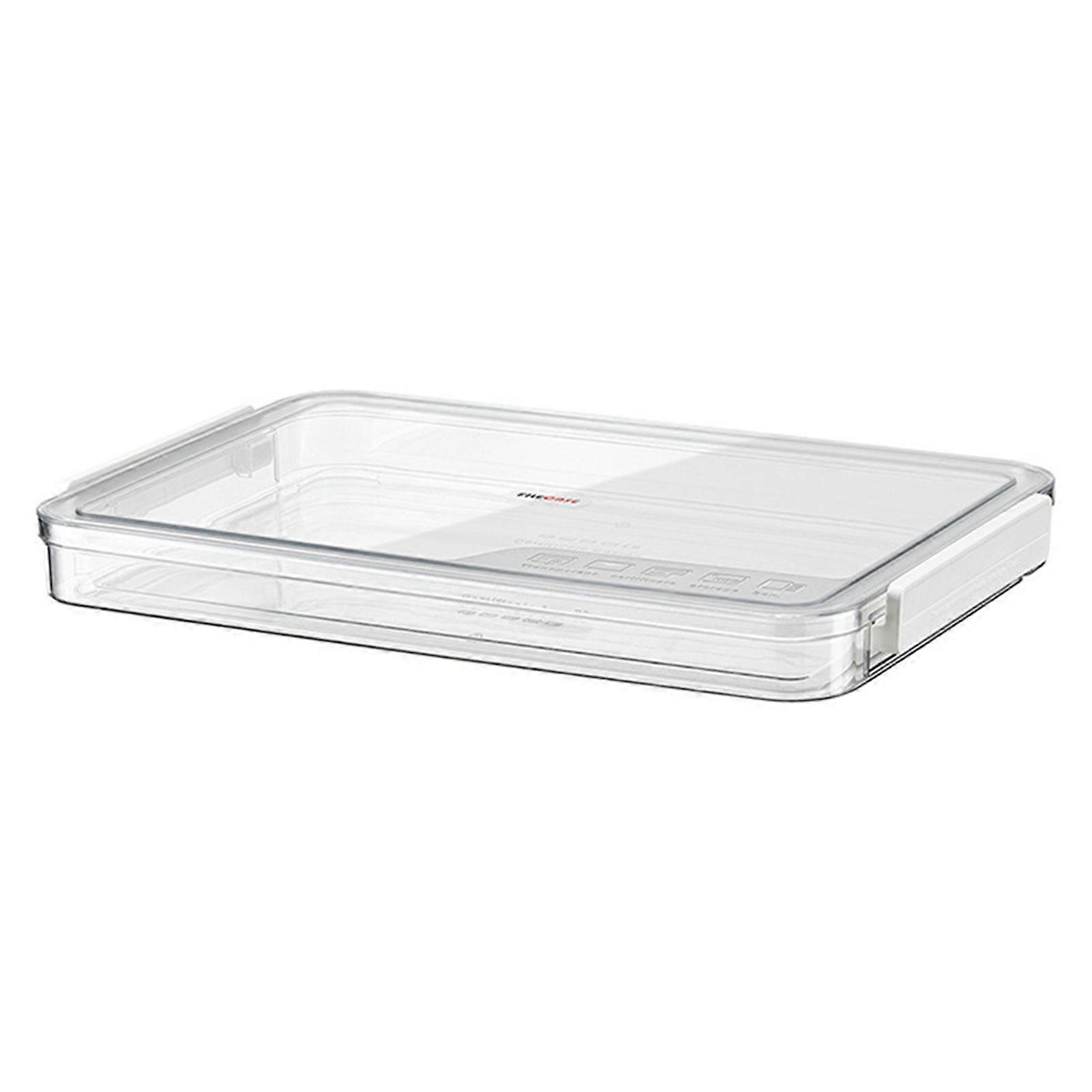 Transparent Storage Box with Lid Latching Modular Stackable Storage Bins For Book A4 File Paper