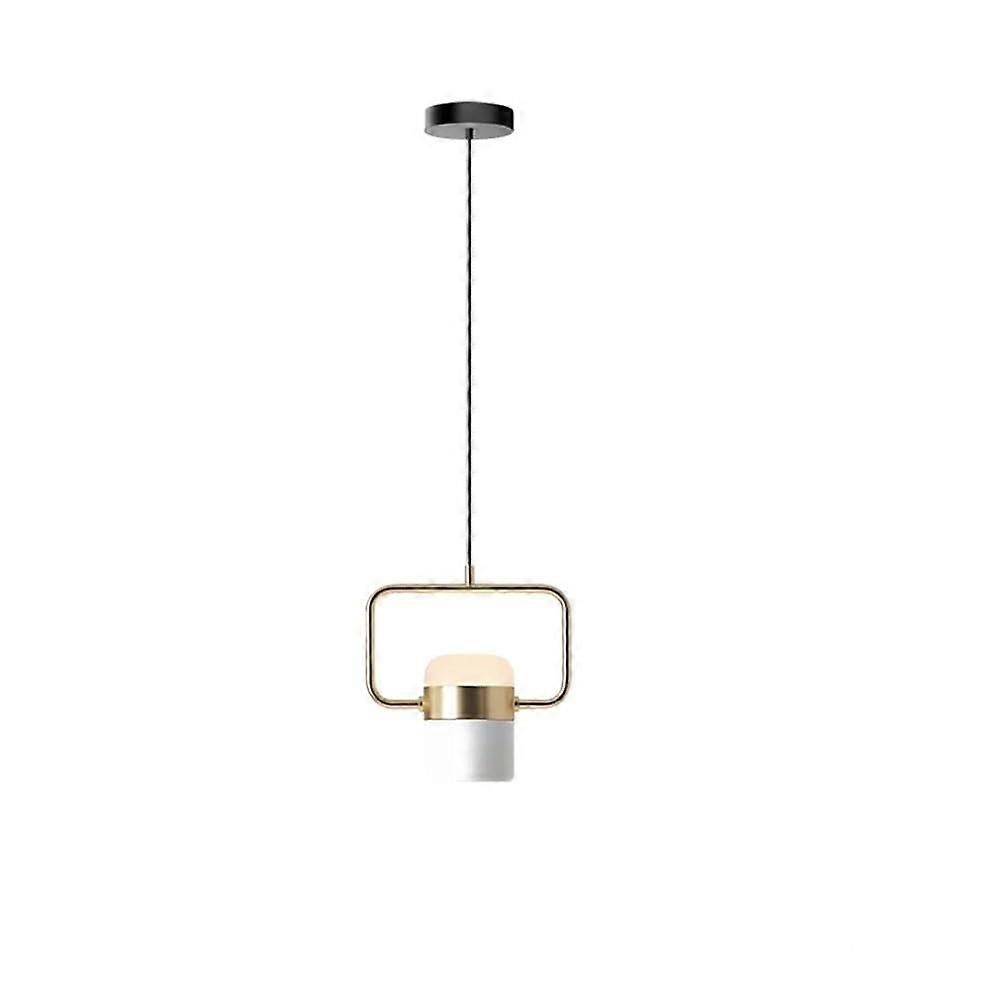 Modern LED White Small Pendant Light, Height for Adjustable Dining Room Bar Kitchen Island
