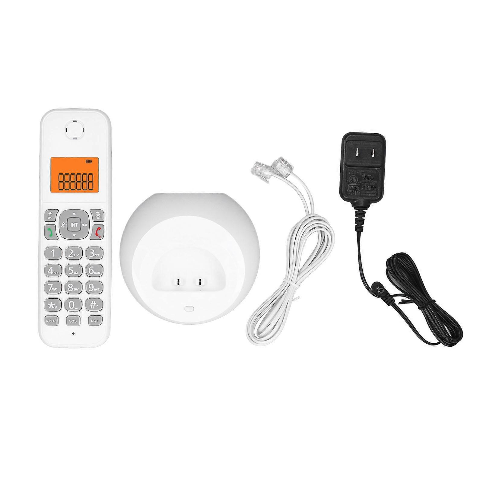 1.6 Inch LCD Display Call Forwarding Intercom Cordless Phone Household Handset for Home Hotel Office