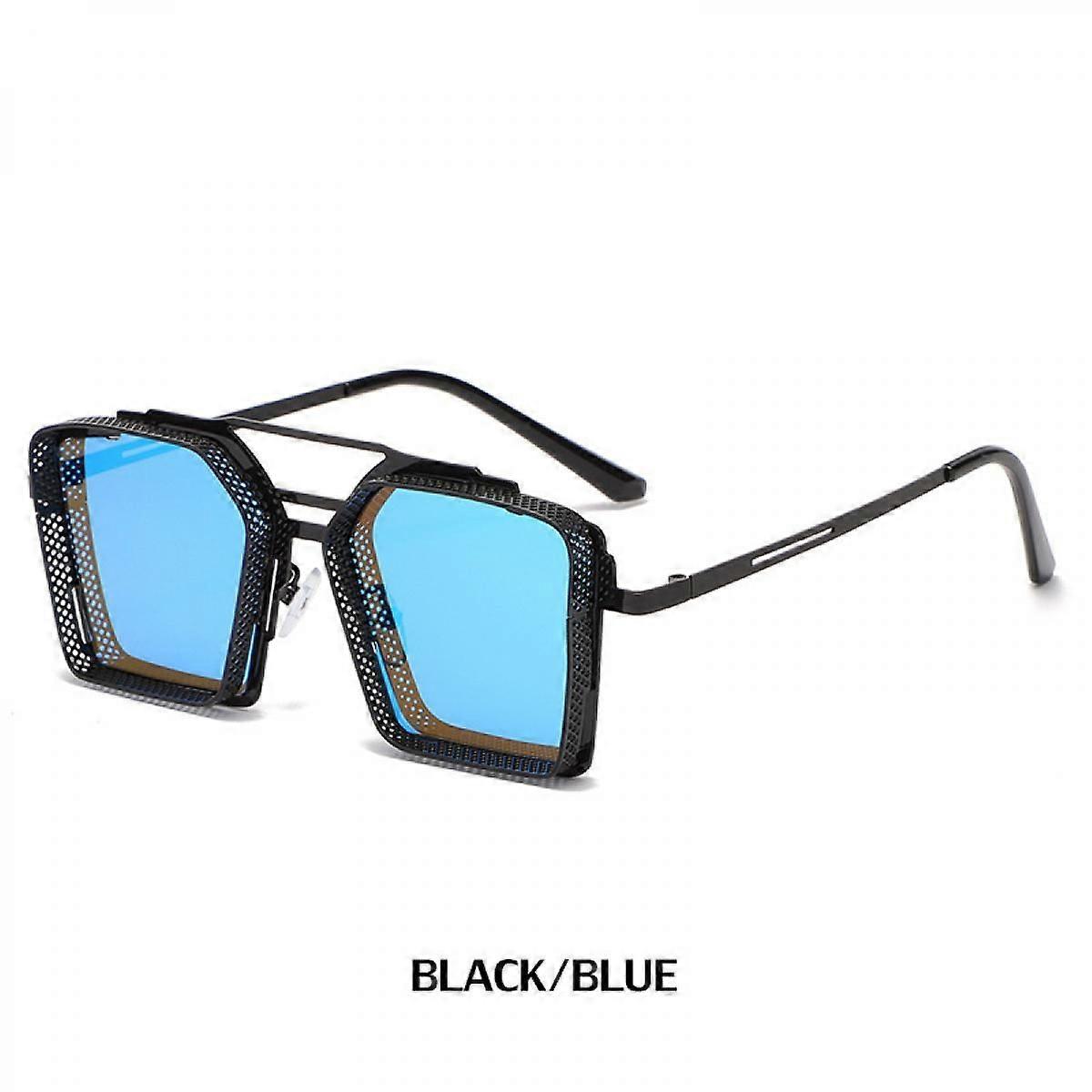 Square Oversized Sunglasses for Women Men Flat Top Fashion Shades
