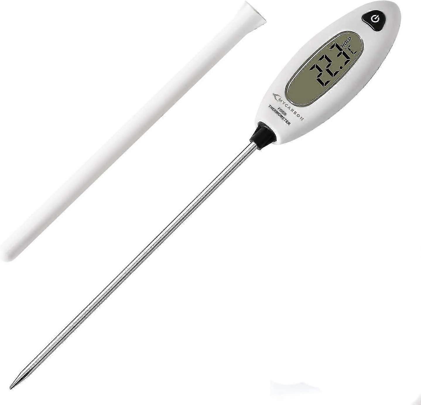 Long Cooking Thermometer Temperature Probe Digital Kitchen Thermometer Instant Read 5 Seconds Lcd Large Screen Meat