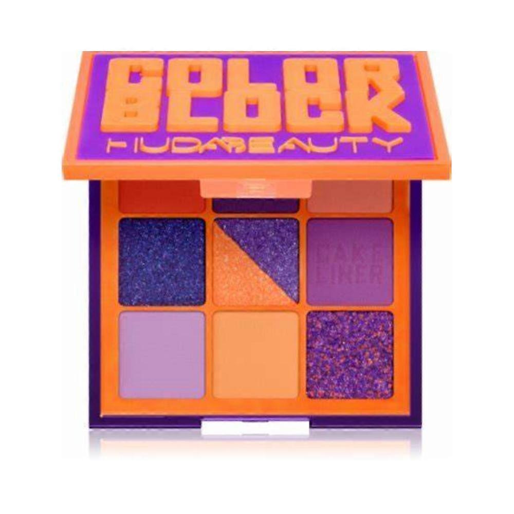 Huda Beauty Color Block Obsessions Eyeshadow Palette 7.5g - Orange & Purple