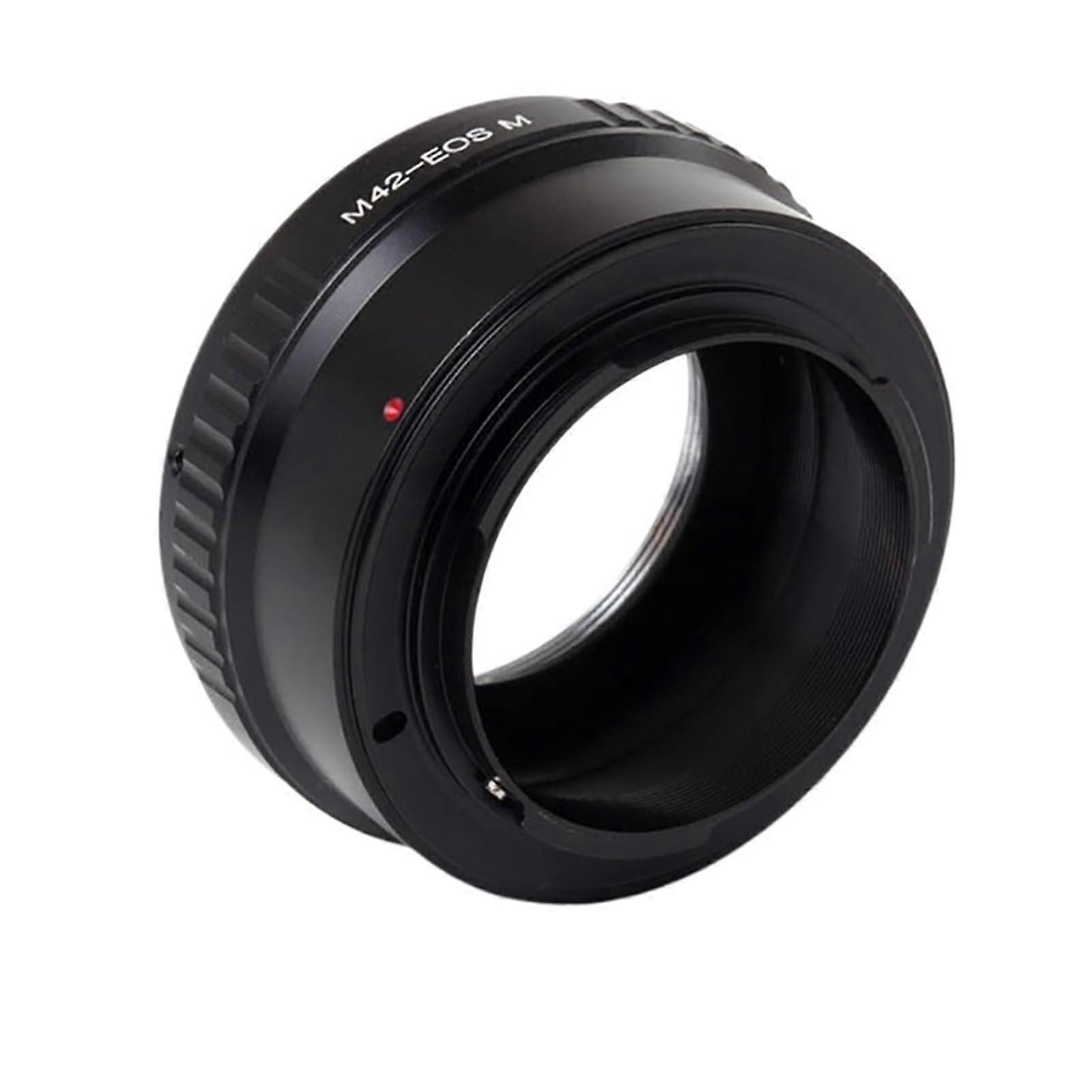 M42-EOS M for M42 (42x1mm) Lens - for Canon EOS EF-M Mount Adapter Ring M42-EF M, EFM EF M for M5 M6 M6II M100 M200