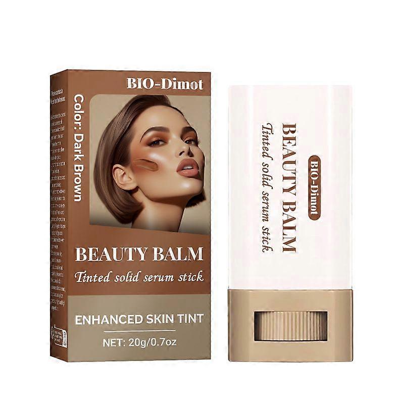 Foundation Stick Beauty Balm Serum Boosted Skin Tint Solid Tinted Moisturizing Serum Contour Stick Foundation for Women Natural Finish Makeup