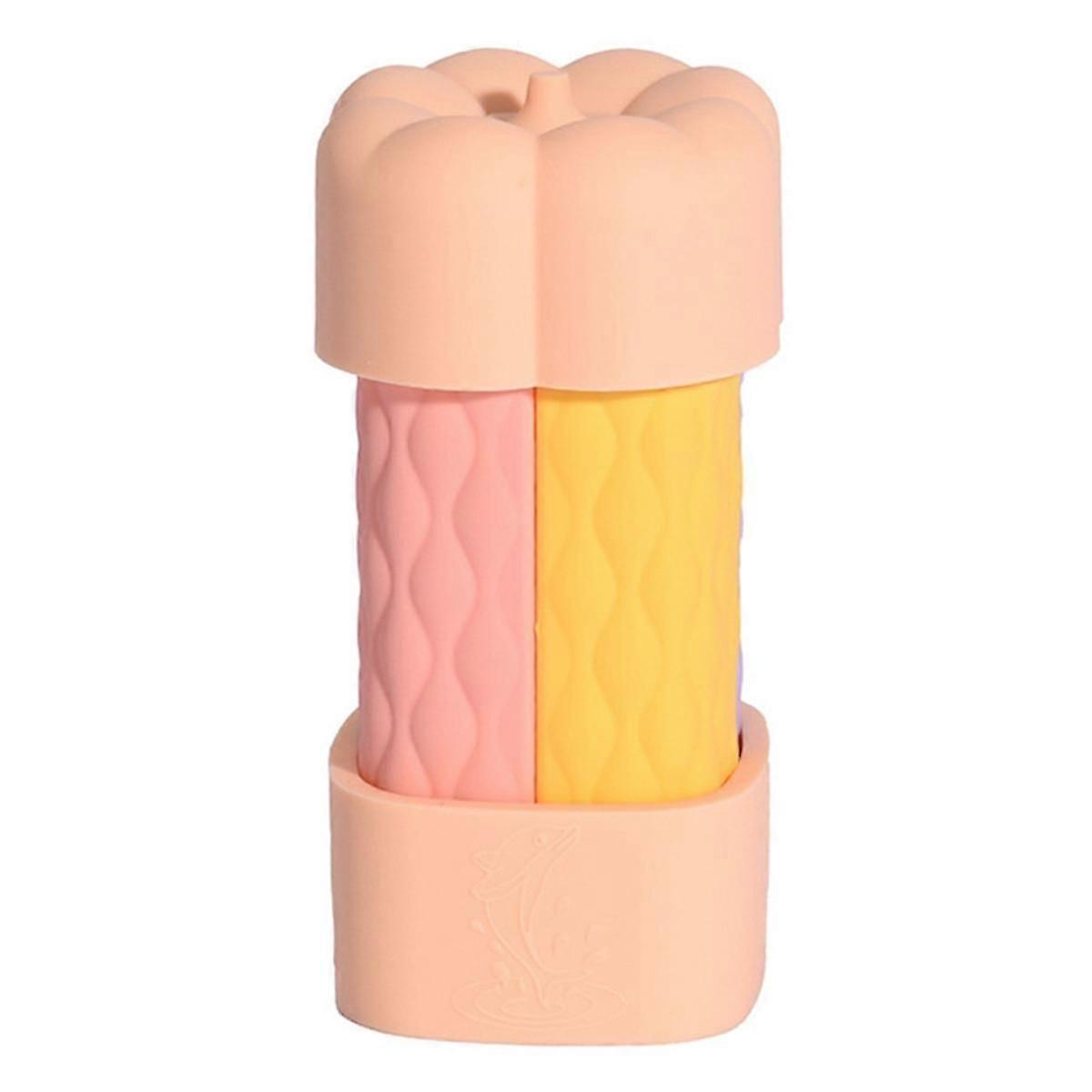 4pcs Portable Silicone Leak Proof Bottle Set - Refillable, Squeezable Liquid Containers for Lotion