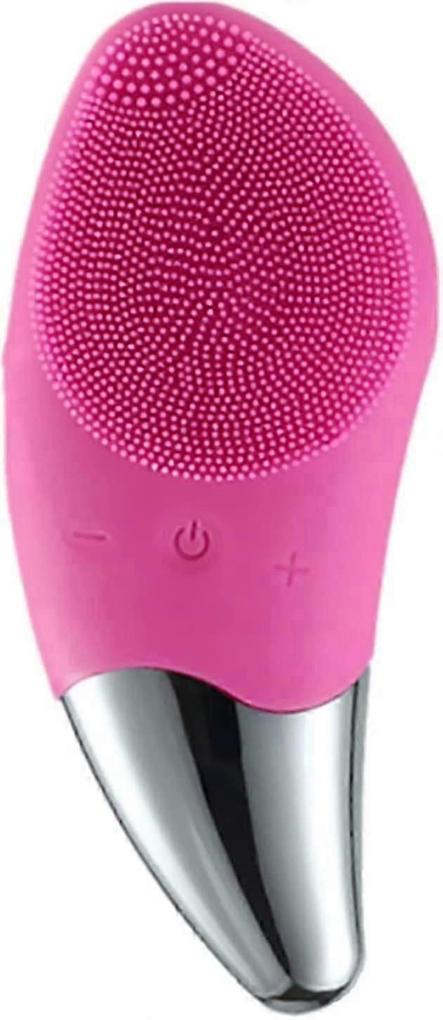 Spazzola sonica per la pulizia del viso, spazzola elettrica per massaggiatore per il viso Spazzola per scrub esfoliante in silicone anti -ZHENV
