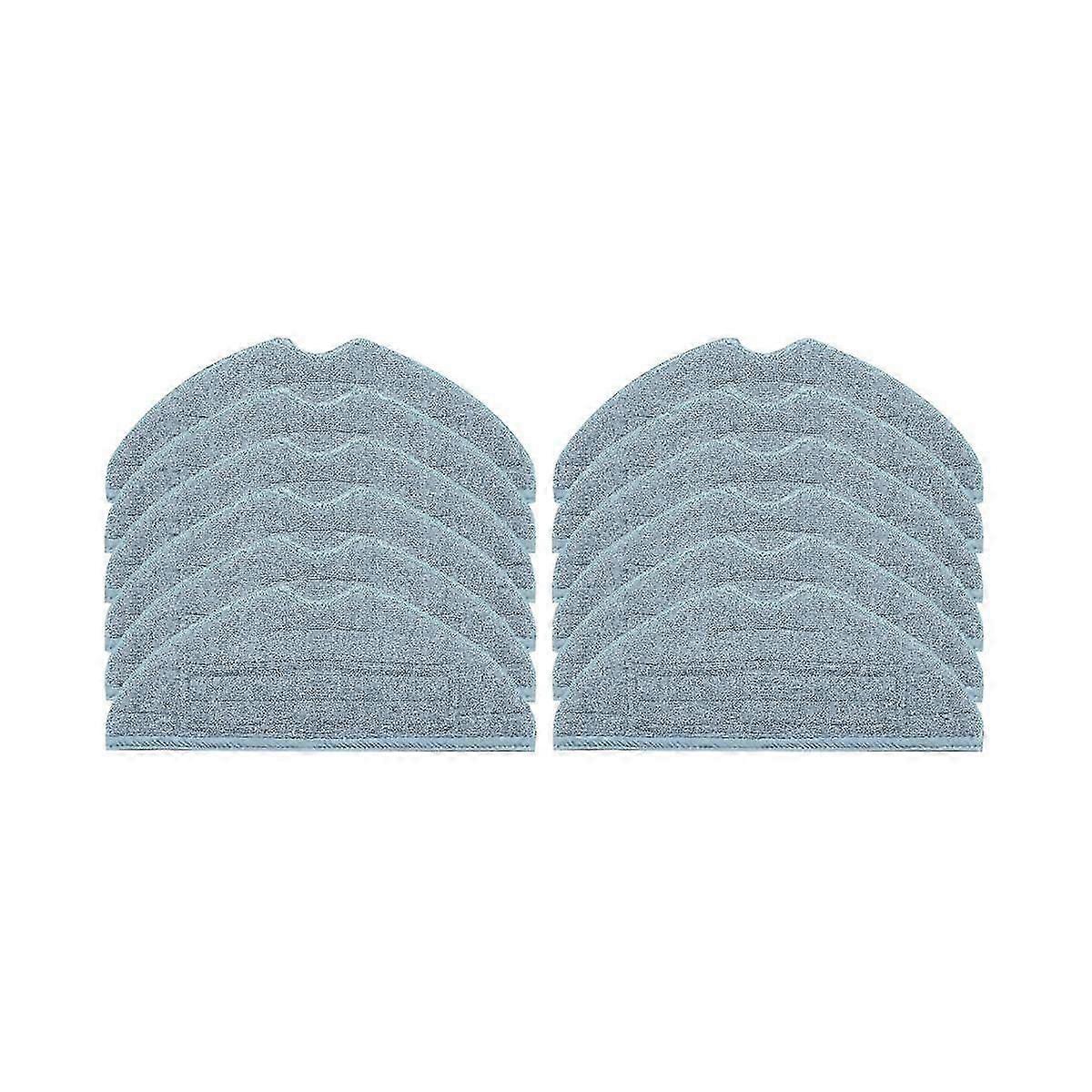 12PCS Mop Pads for S7 S7 + S7 MaxV, S7 MaxV Plus, T7S, T7 Plus, T7S Plus ,G10S, G10S PRO Robot Vacu