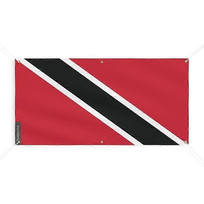 Trinidad and Tobago Flag Banner 6 Grommets 60x120cm Polyester