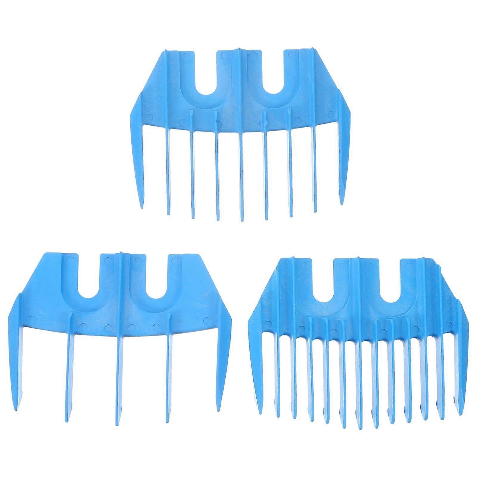 Guide de tondeuse de mouton 3 pièces Guide de tondeuse en plastique Accessoire Guide de tondeuse Guide de cisaillement