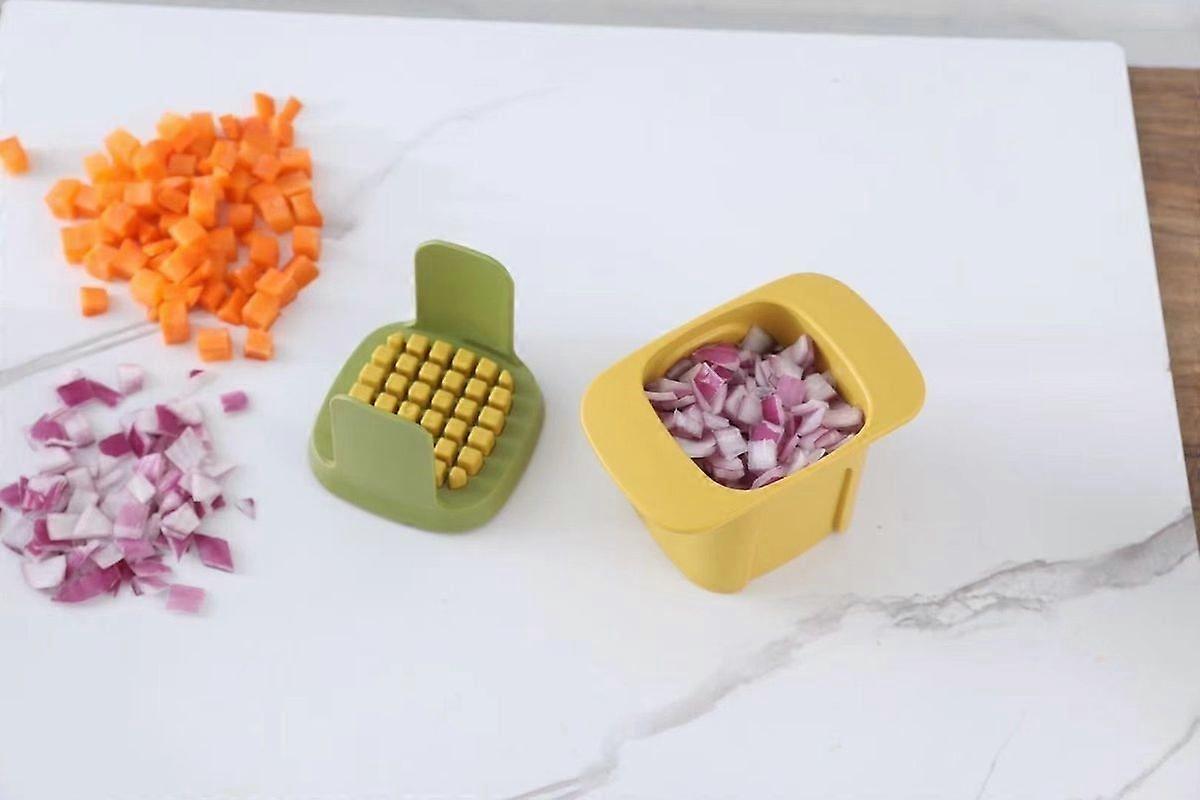 Kotitalouksien käsin puristettu vihannesleikkuri, kätevä monitoiminen hedelmä- ja vihannessalaatti keittiö gadgetit Vihannesleikkuri