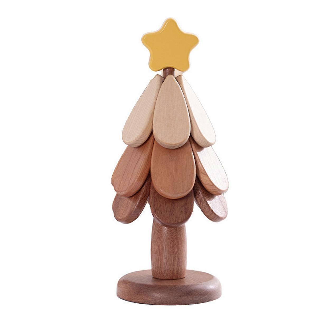 Christmas Tree Insulation Pad Solid Wood Dining Table Pad Star