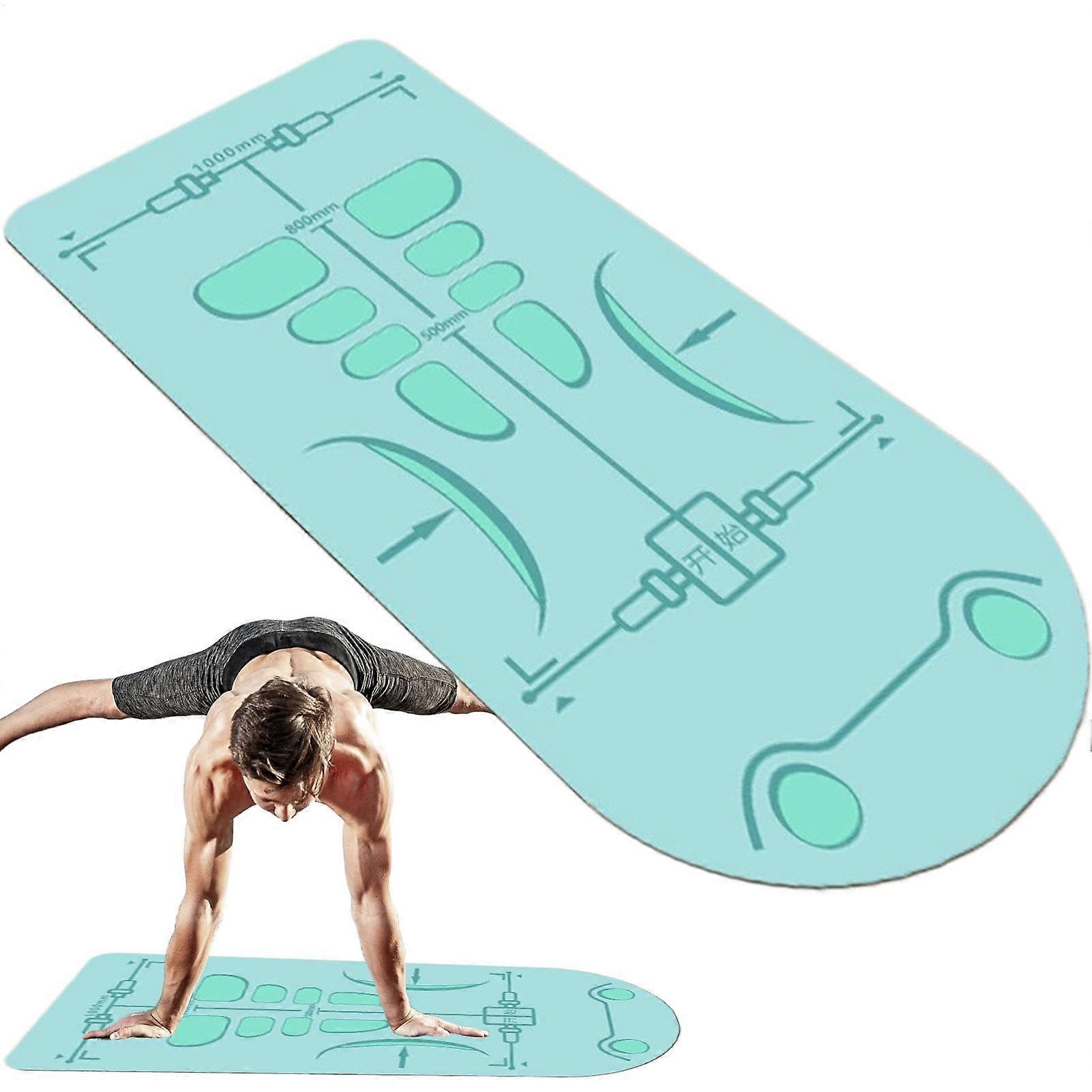 Exercise Mat | Non-Slip Abdominal Training Mat for Home Workouts | Sound Insulation Knee Joint Protector Pad in Green