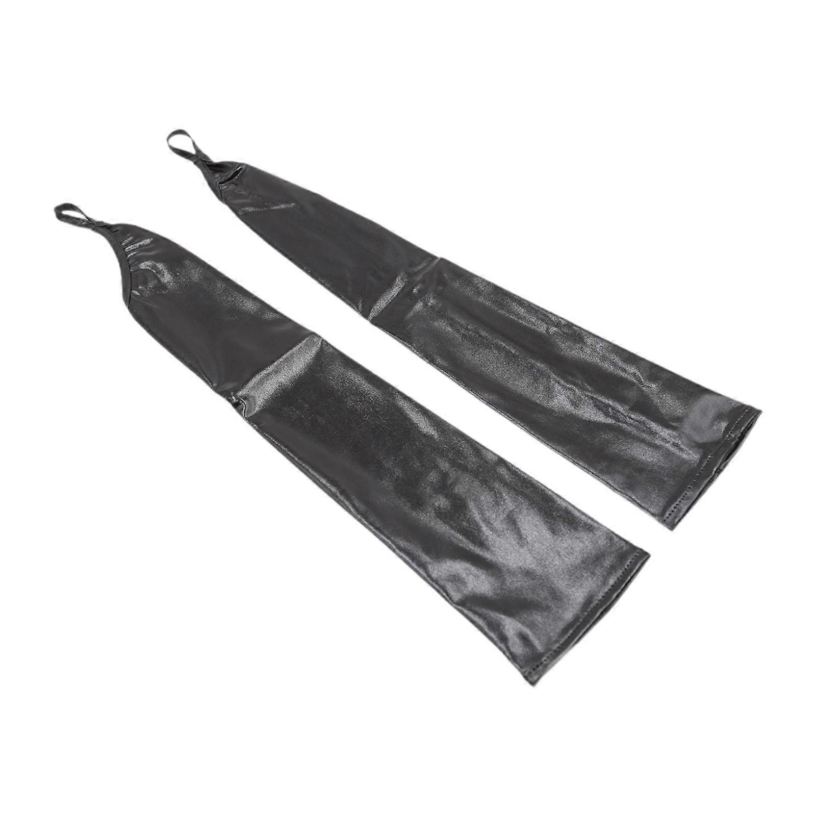 Lackläder Handskar Klä upp för Kvinna för Kväll Scen Föreställning Halloween