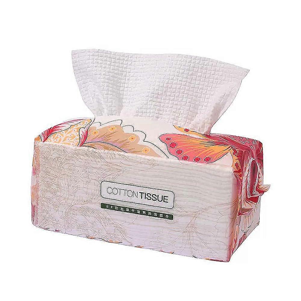 1 Pack/70 Pieces Soft Disposable Cotton Fleece Wet and Dry Wipes Multipurpose