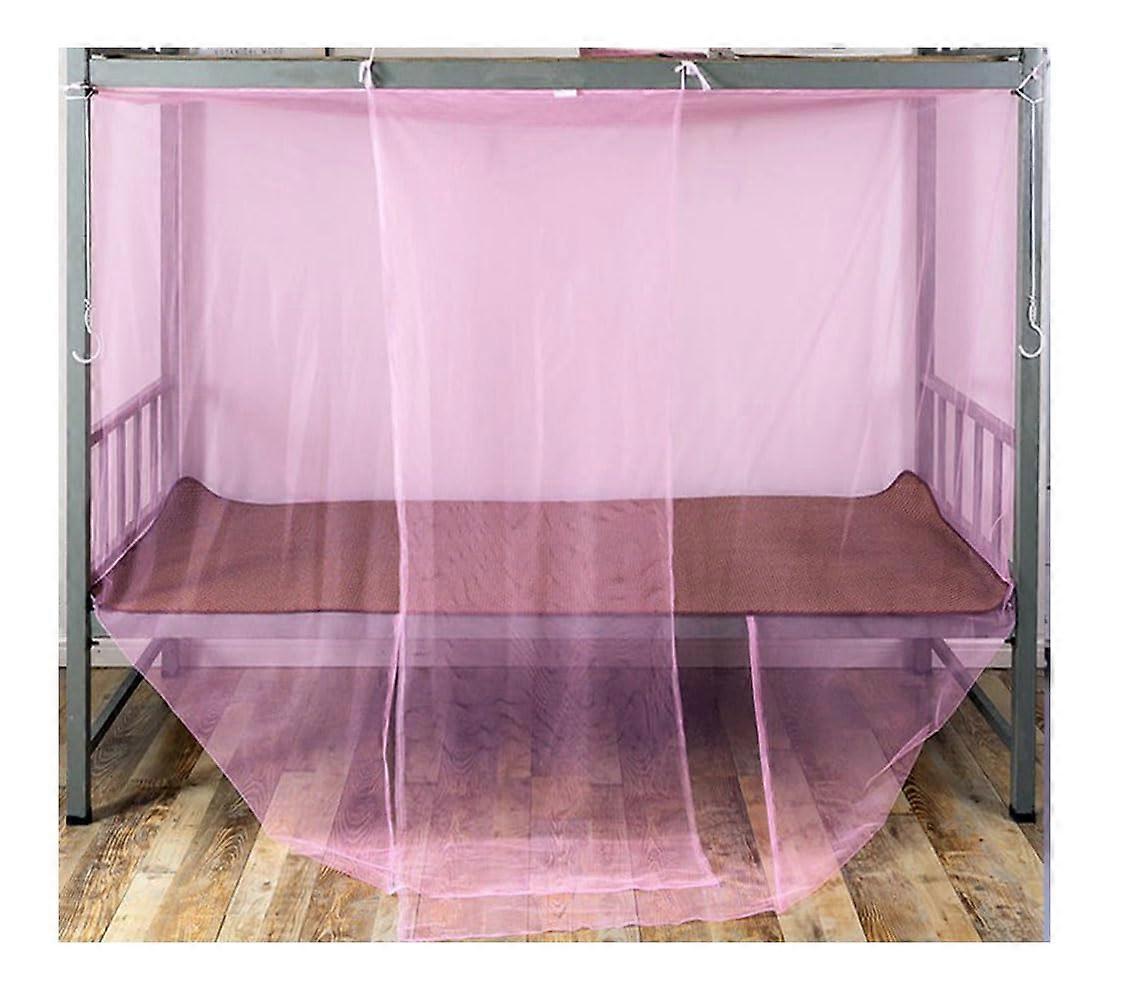Mosquito net 180X220CM fly net bed net for home camping pink