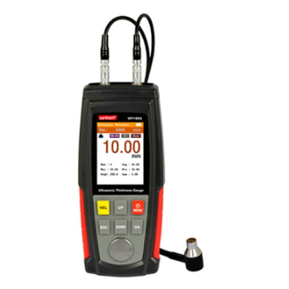 بالموجات فوق الصوتية سمك قياس متر تستر لوحة الصلب الزجاج البلاستيك السيراميك سمك متر Rechargea