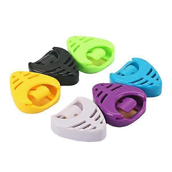 Guitar Pick Organizer Box Color Selection, Set of 6