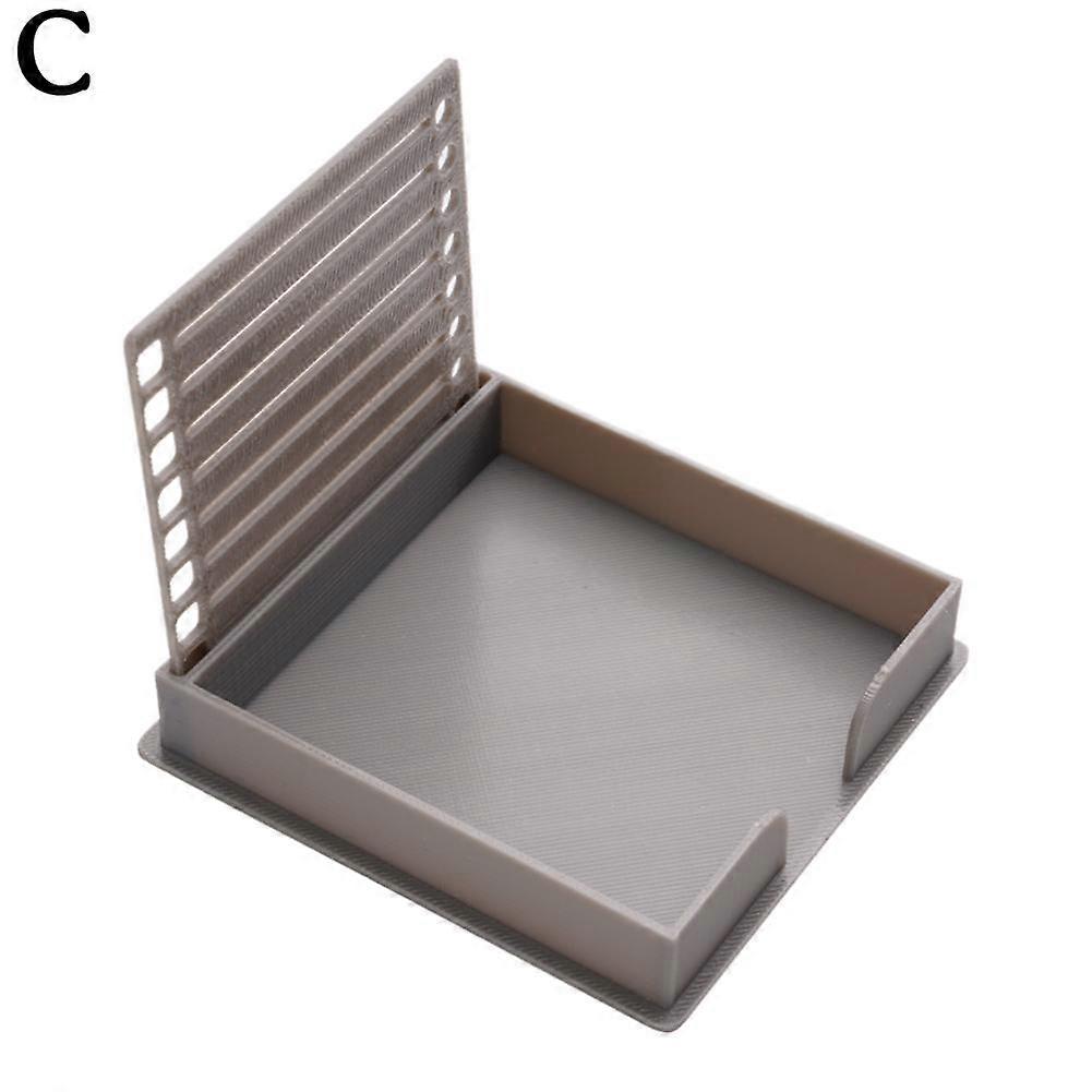 Dark Grey (C)$ Post-it Note Template Post-it Note Holder with Template Post-it Note Dispenser