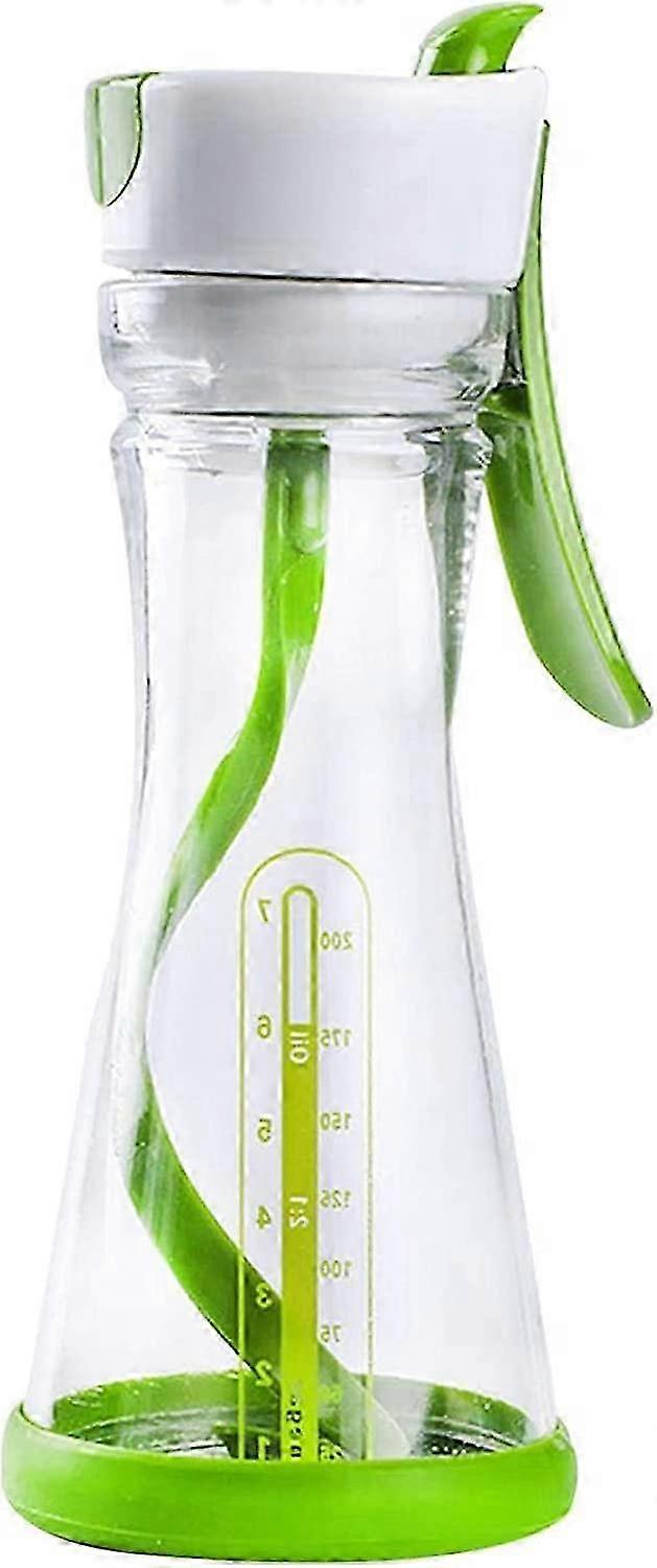 Manual Salad Dressing Mixer Bottle with Pump Handle, Mixing Container and Shaker for Making Salad Dressings and Stirring Sauces