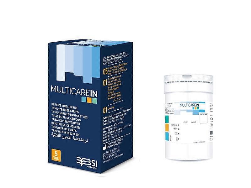 Nouveau Multicare In - Bandelettes de mesure de glucose, cholestérol, triglycérides