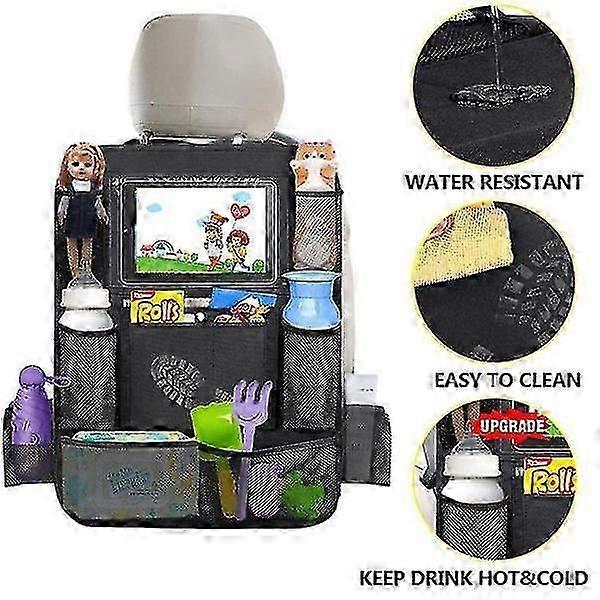 Bakseteoppbevaring - Universal Car iPad Holder - Svart