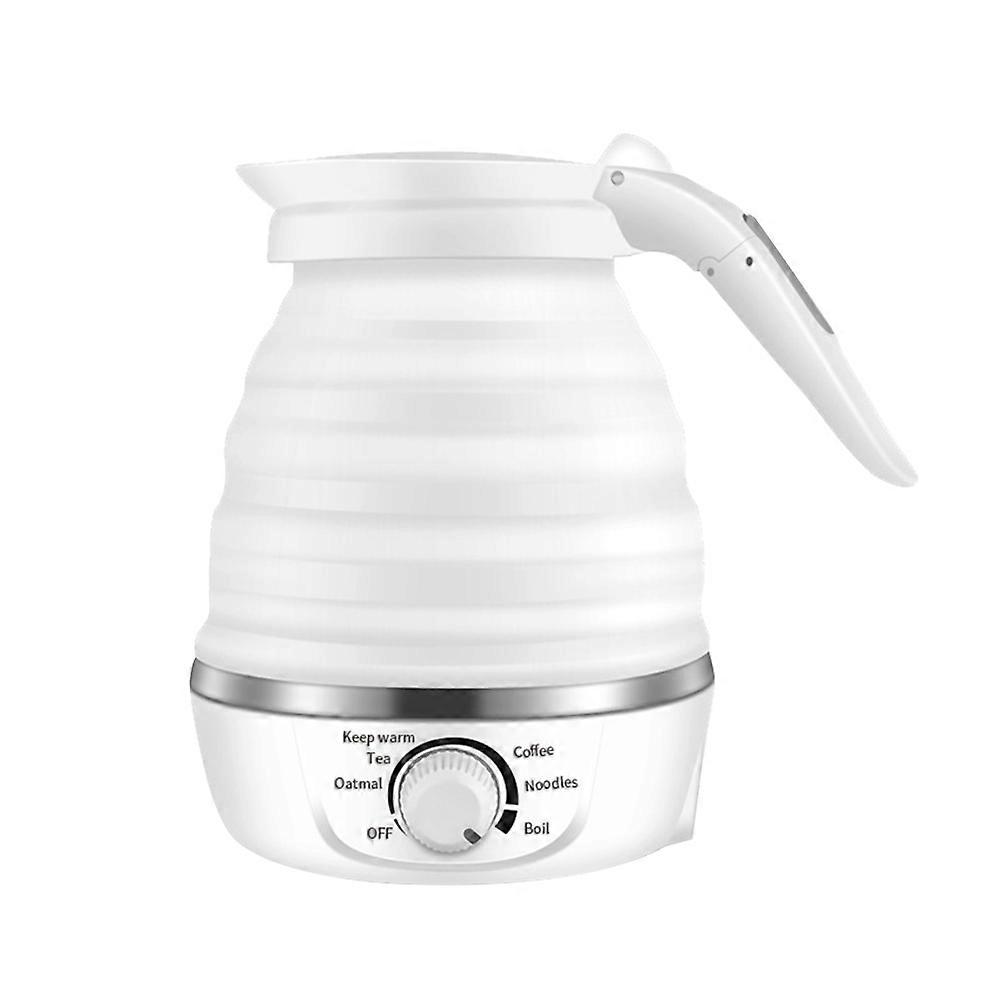 Portable Silicone Kettle with Dual Voltage Compatibility, Designed for Global Use